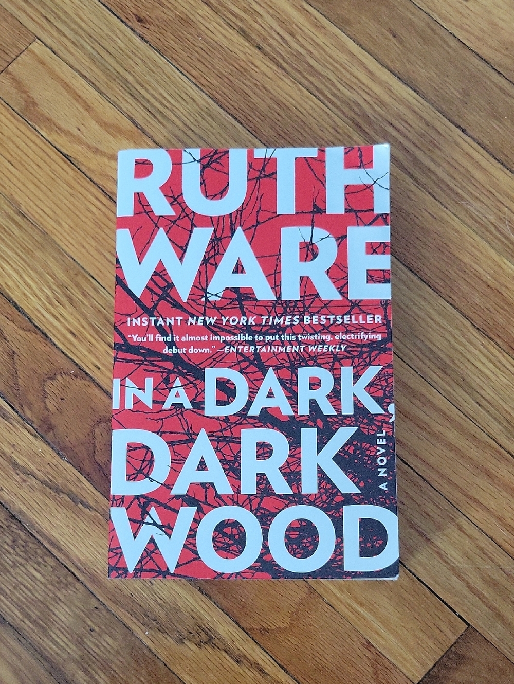 Ruth Ware "In a Dark, Dark Wood" - Red & White Paperback
